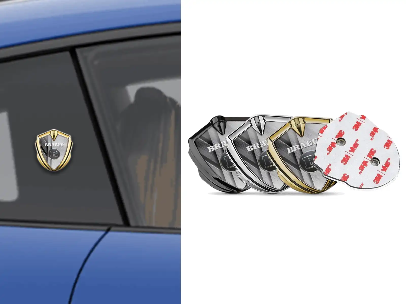 Brabus Emblem Metall Abzeichen High-End Stil Drift Design